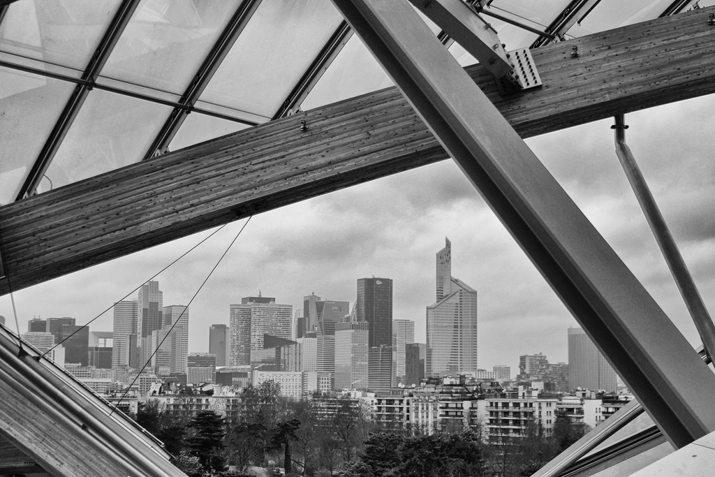 View of La Defense from the Gallery at FLV by jamibann