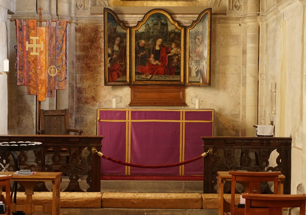 in the Norman church: the little chapel by quietpurplehaze