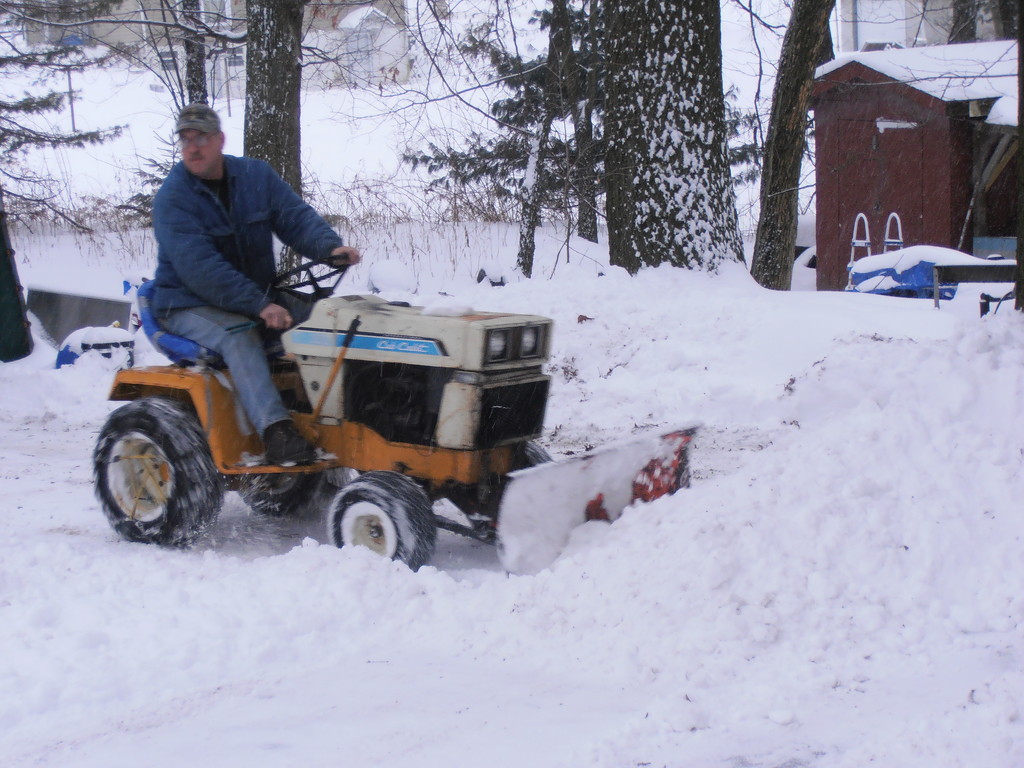 Plowing Snow by julie