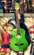 22nd Feb 2015 - The green guitar