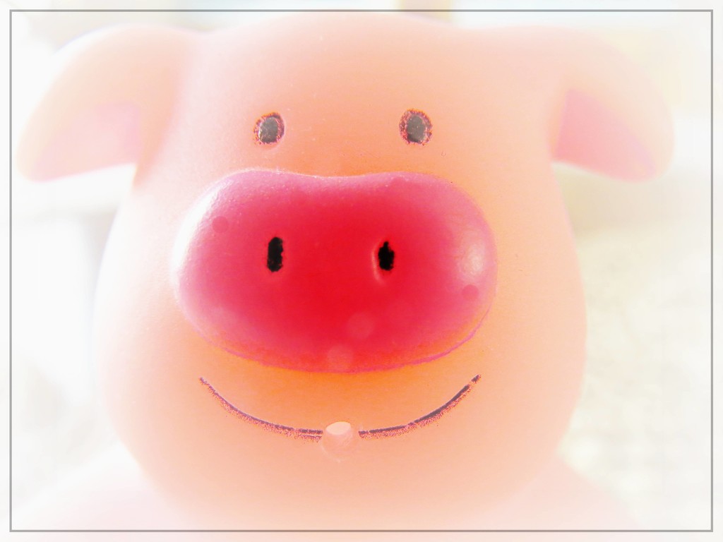Why is Piggy So Happy? by olivetreeann