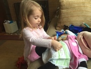 27th Feb 2015 - Practicing diaper changing