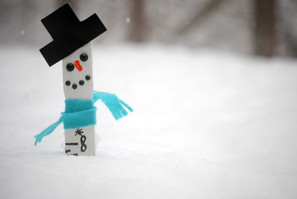 Snowstick Man Says Too Much Snow!! by alophoto