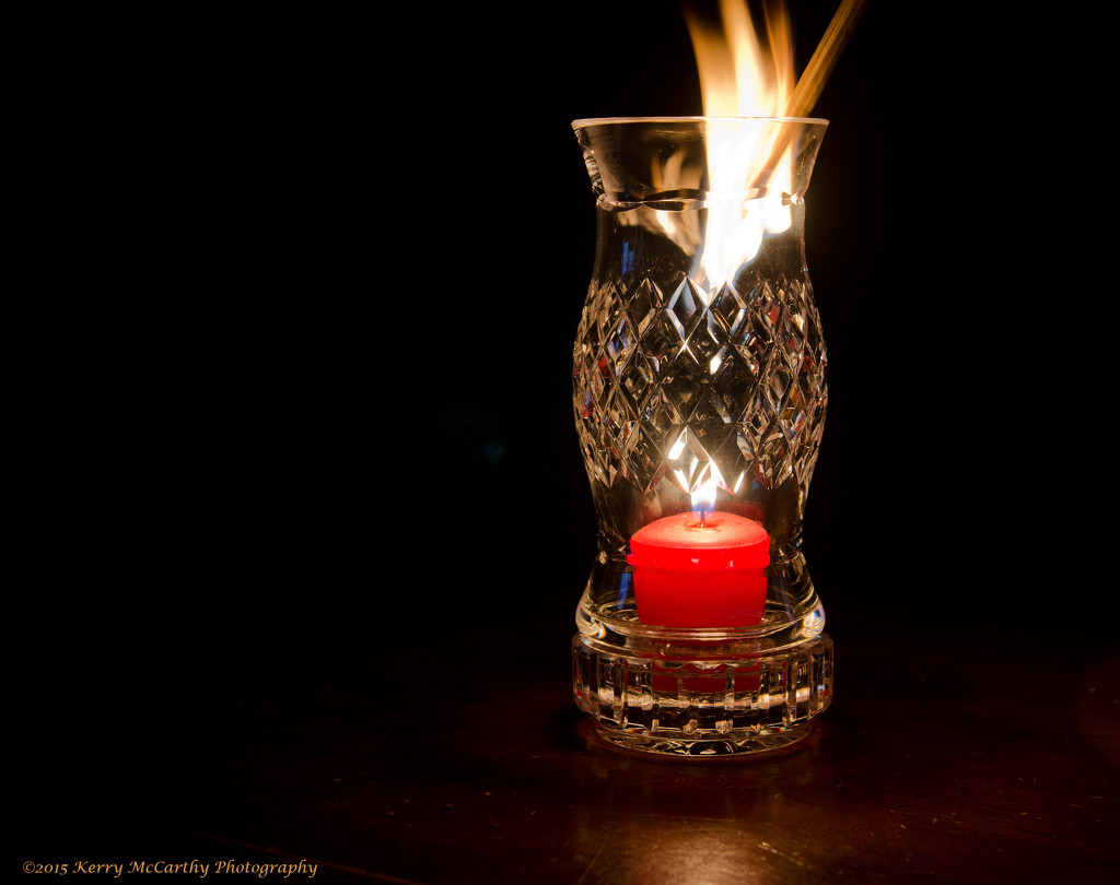 Lighting a candle by mccarth1