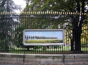 3rd Nov 2010 - Gates of the Luxembourg Gardens: an exhibition "The French from the train"