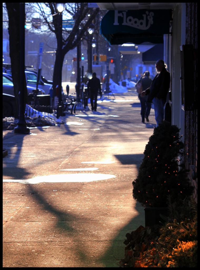 Main Street, Stroudsburg, Late Afternoon by olivetreeann