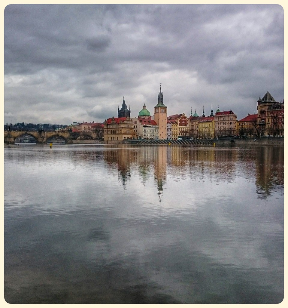 Reflections On The Vltava, Prague  by carolmw