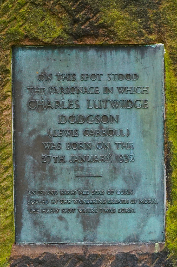 PLAQUE TO CHARLES LUTWIDGE DODGSON by markp