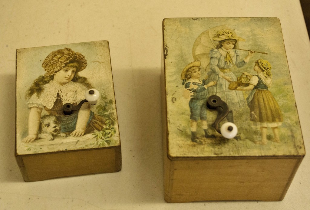 Victorian music boxes (manivelles) by susie1205