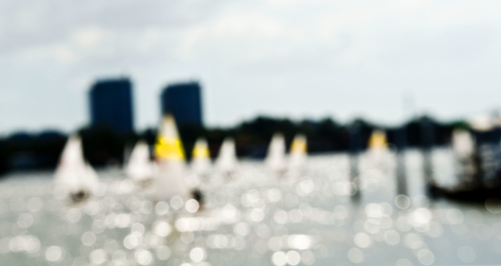 sailing down the bokeh river by annied