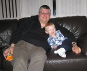 9th Mar 2015 -  Finley with Grandpa