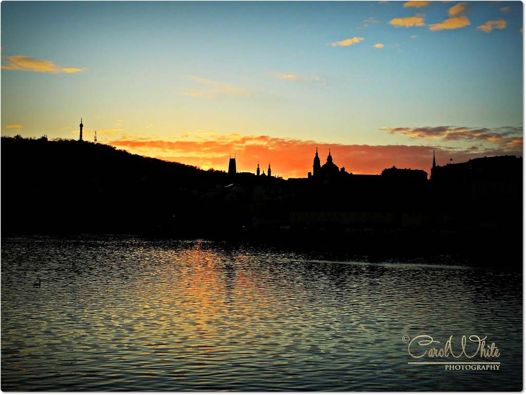 Sunset Silhouettes,Prague by carolmw