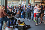 11th Mar 2015 - Enjoying The Buskers At The Market Featuring Gregory Paul On Banjo