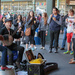 Enjoying The Buskers At The Market Featuring Gregory Paul On Banjo by seattle
