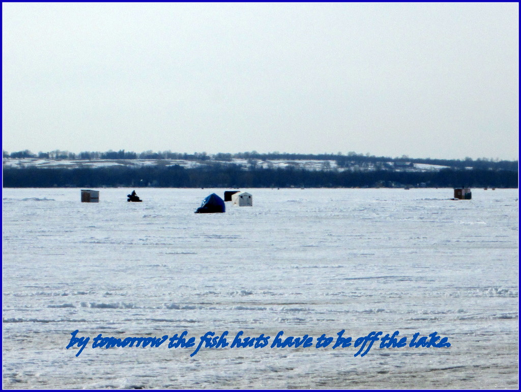 Ice fishing comes to an end by bruni