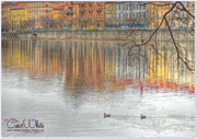 15th Mar 2015 - Reflections On The River Vltava, Prague