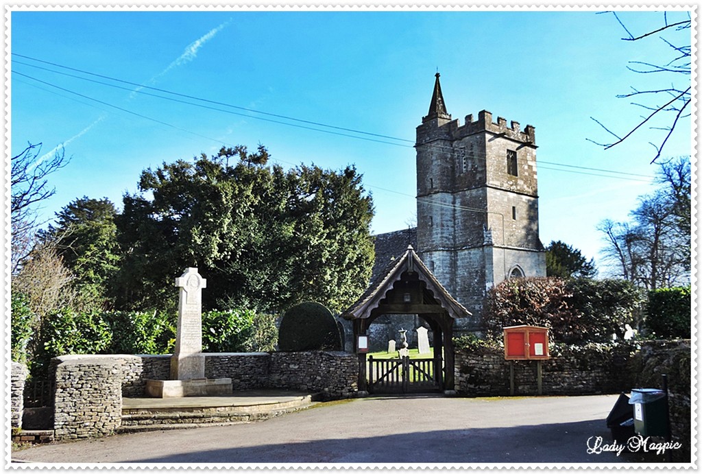 Kingscote Village Church by ladymagpie