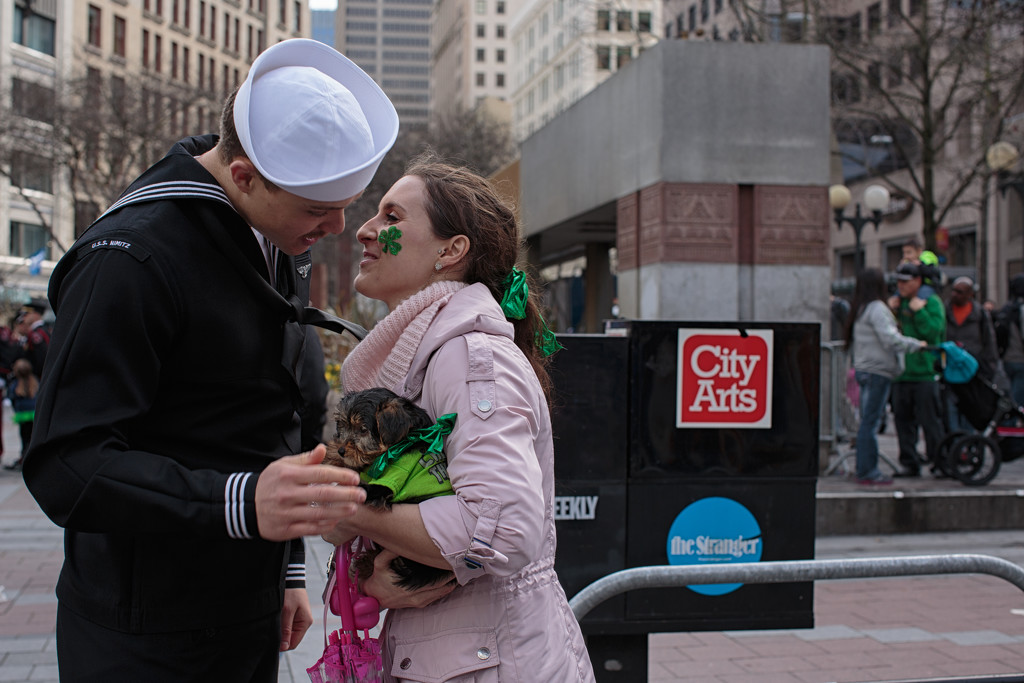 Love On Saint Patrick's Day in Seattle  by seattle