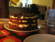 22nd Jun 2010 - Birthday black forest gateau