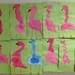 flock of flamingoes by wiesnerbeth