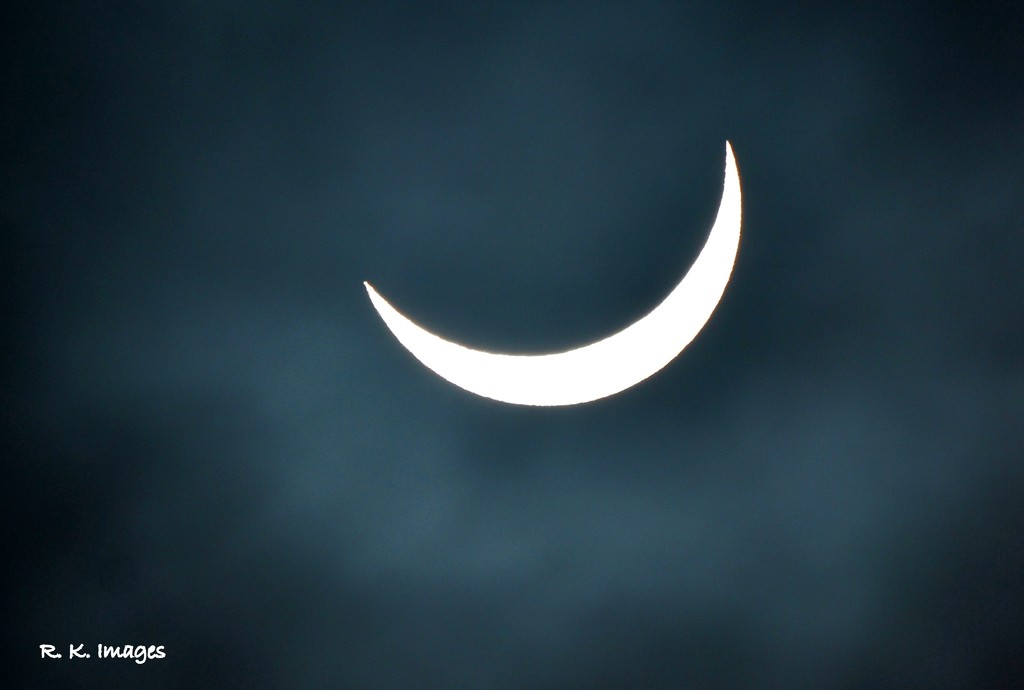 Partial eclipse  by rosiekind