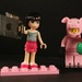 ~ Day 27 Lego lady and her friend Pig by judyc57