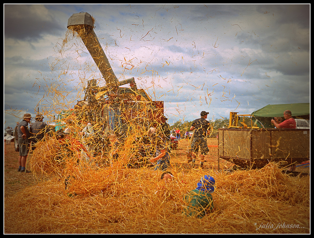 Fun in the Straw Stack... by julzmaioro