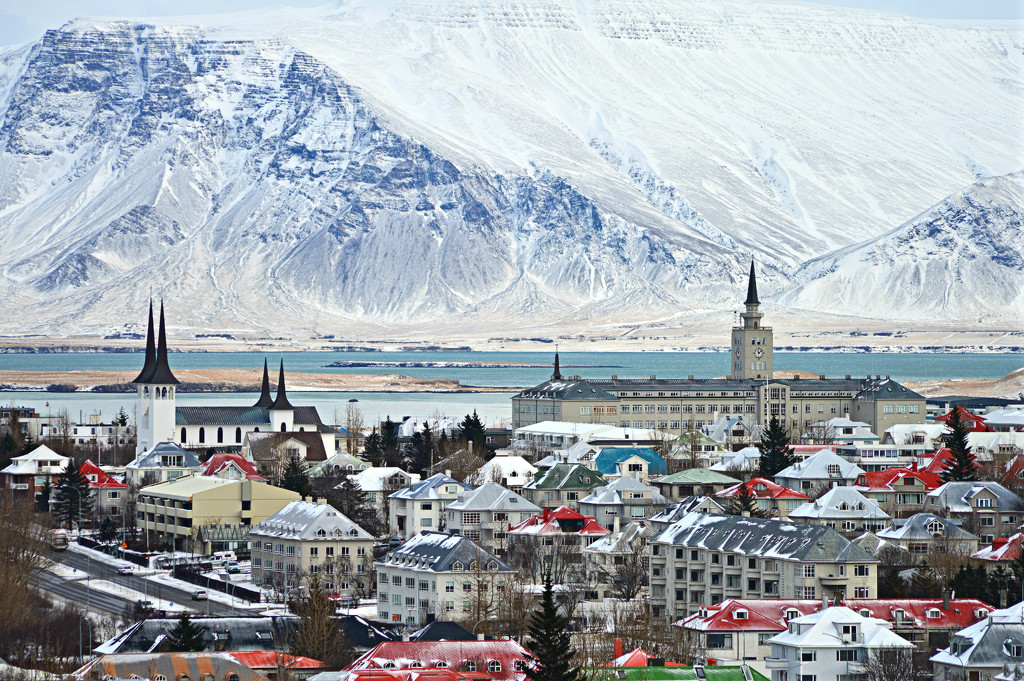 Reykjavik Cityscape by darrenboyj