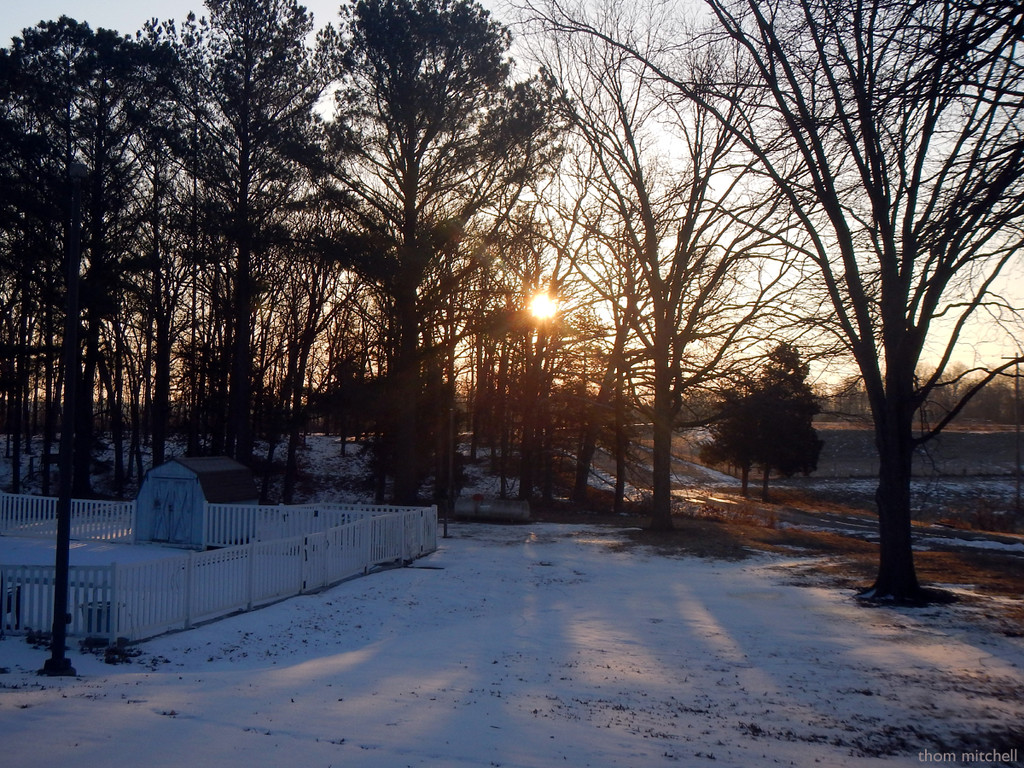 Sunrise in Ruma, Illinois by rhoing