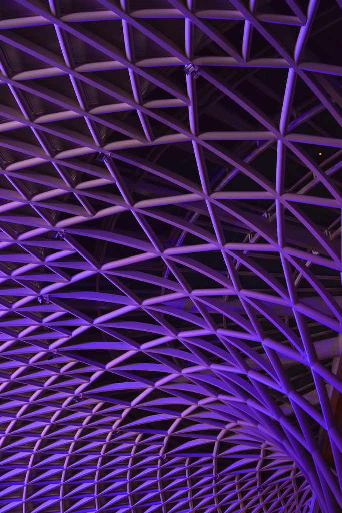 Diagrid roof, King's Cross by tomdoel