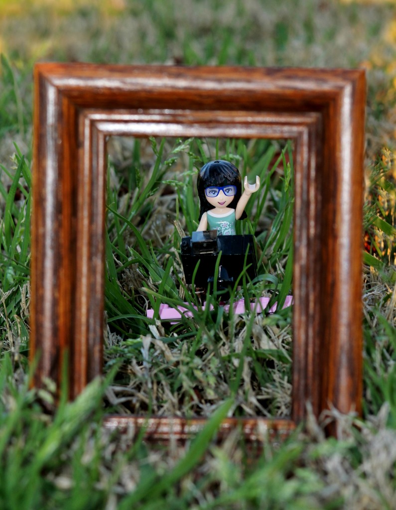 ~ Day 30 Lego Lady in a Frame by judyc57