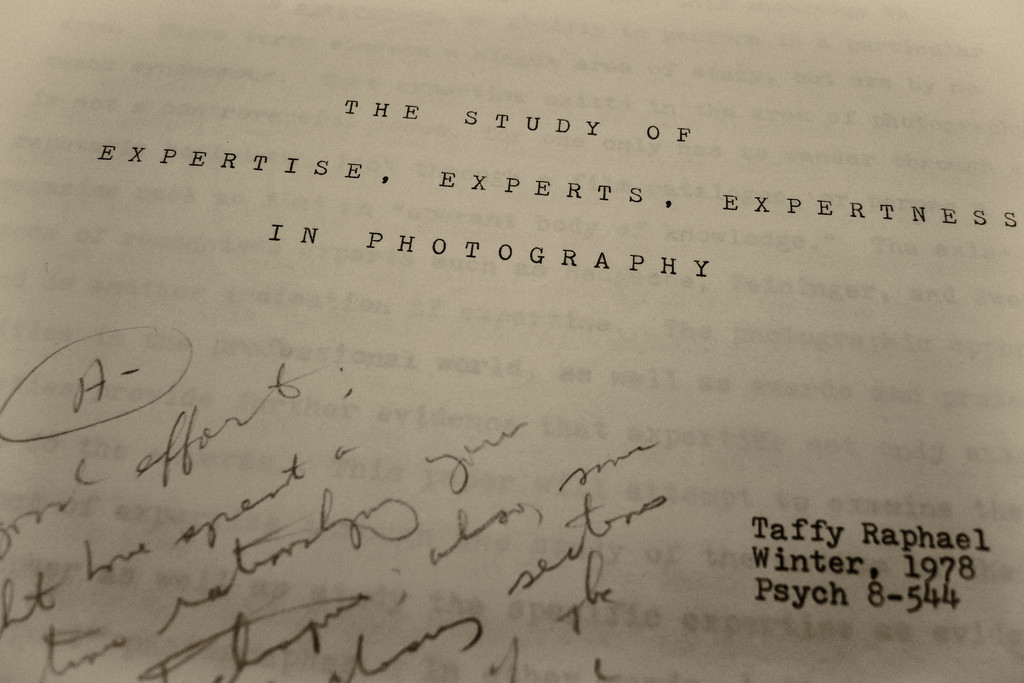 A Study of Photography, 1978 by taffy