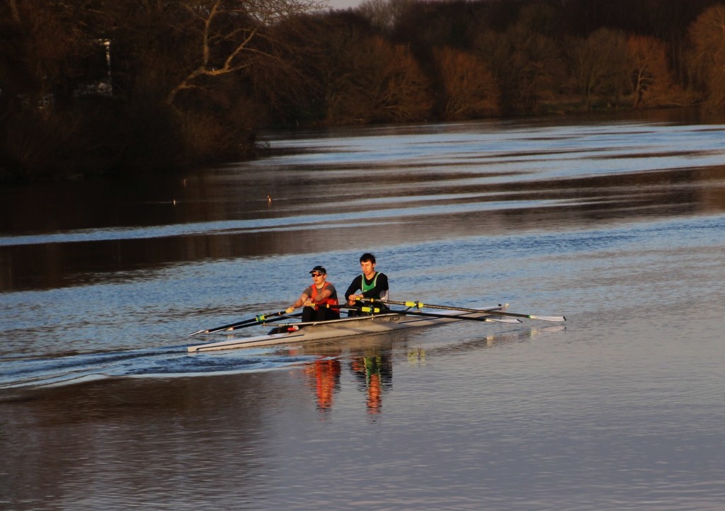 Rowing on the Trent by oldjosh