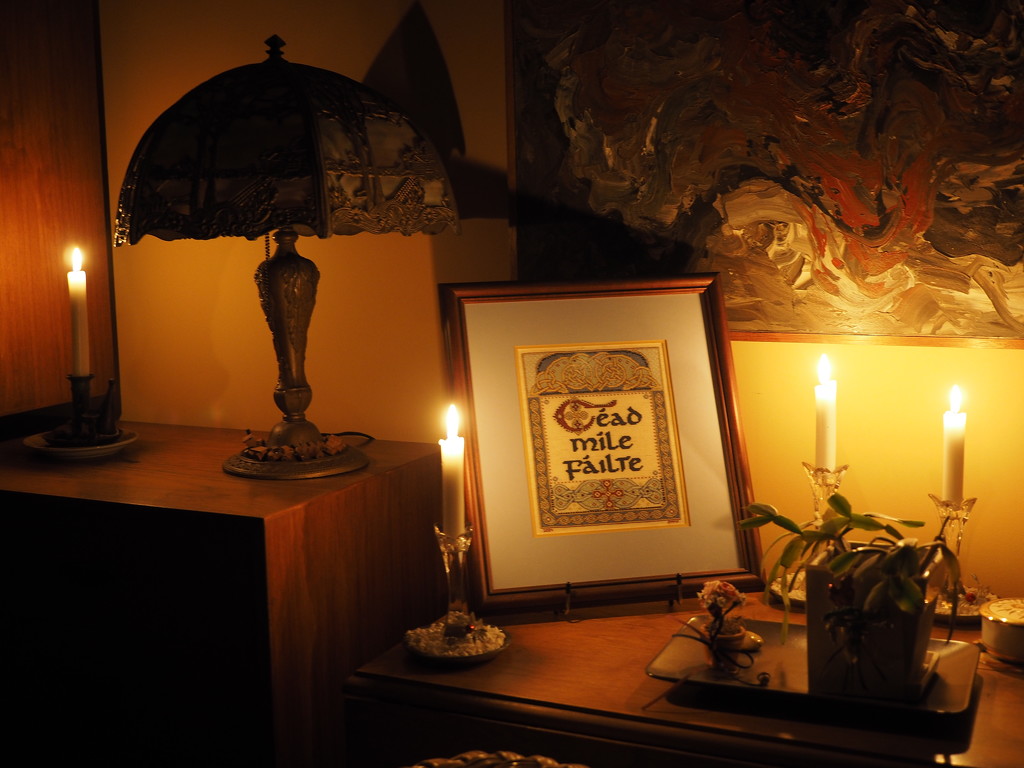 Reading by Candlelight by selkie