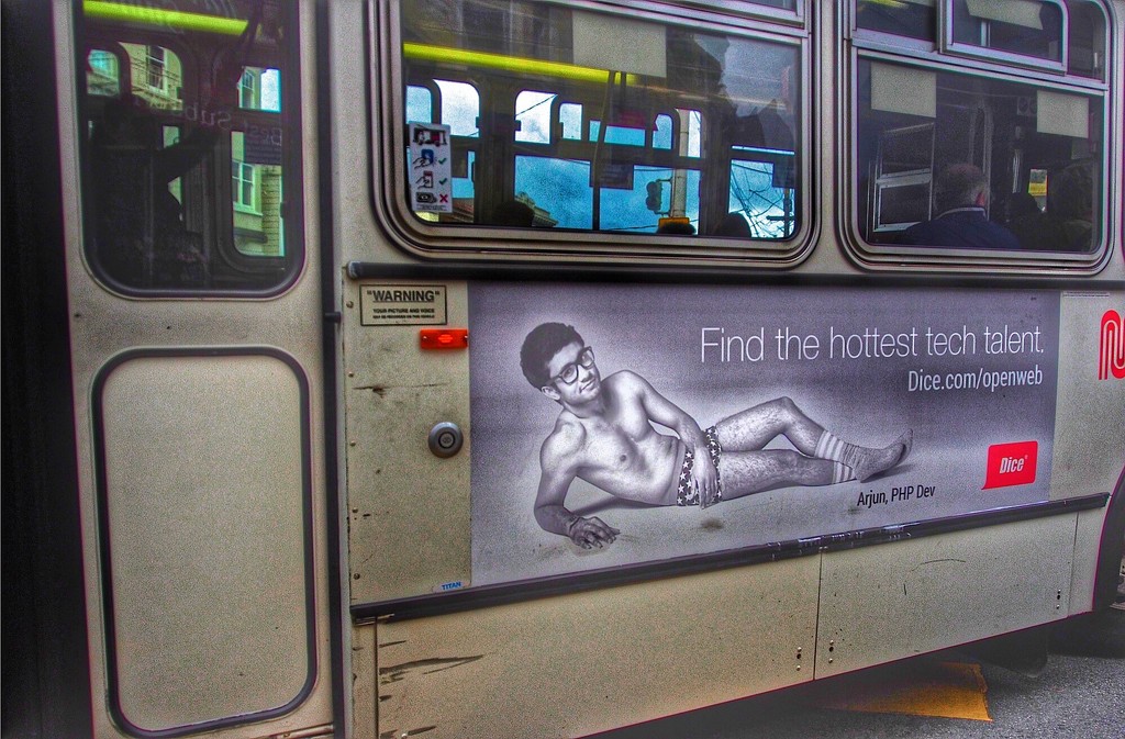 On the side of a bus by redy4et
