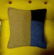 25th Mar 2015 - Sewing Project - Ribbing Pillow