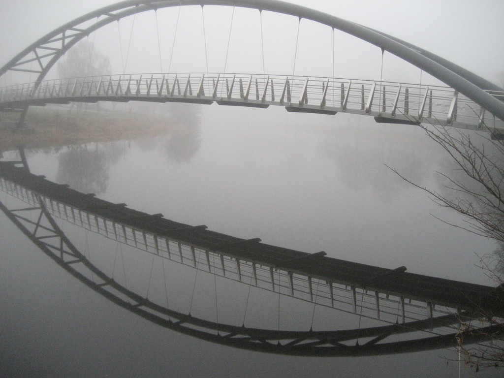 Foggy bridge by steveandkerry