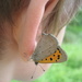 Small copper ear ring by steveandkerry