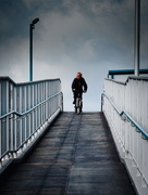 1st Apr 2015 - Bicycle On The Footbridge