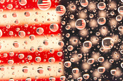 2nd Apr 2015 - American flag bubbles