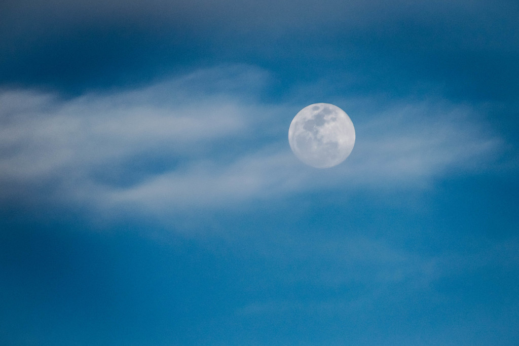Moon on Cloud by ckwiseman