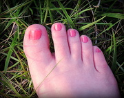 3rd Apr 2015 - Pink toes - I'm ready for summer!