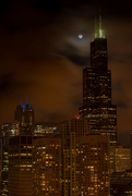 3rd Apr 2015 - Little Moon Rises Over Big City