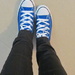 Blue Converse by ctst