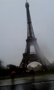 3rd Apr 2015 - Rainy Eiffel Tower 