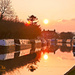 Sunset And Reflections On The Grand Union Canal by carolmw