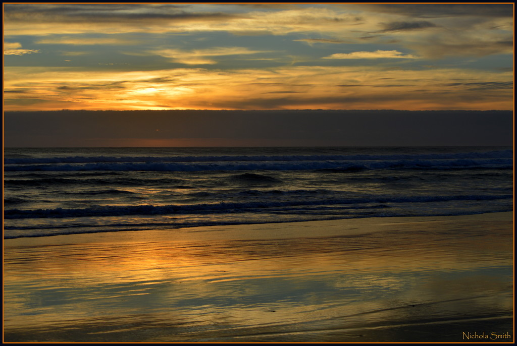 Sunset Beach by nickspicsnz