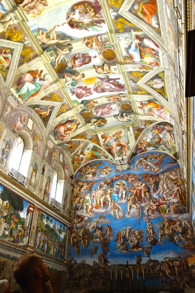 Sistine chapel and last judgment. by cocobella