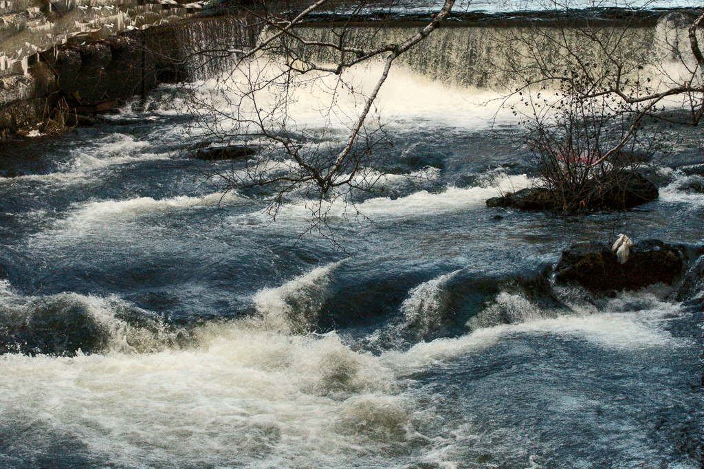 Melting and rain and fast flowing water - is this spring? by joansmor
