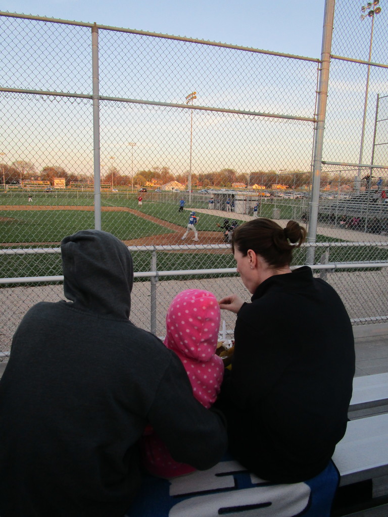 Cold Night at the Baseball Game by tunia